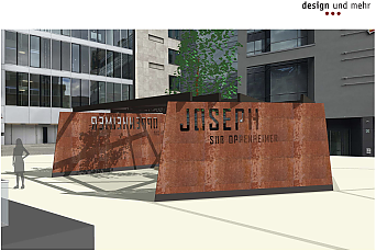 2023: Die gedenkstätte, design durch "Design und mehr"