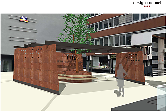 2023: Die gedenkstätte, design durch "Design und mehr" Teil 2