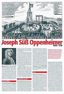 Denbklatt Joseph Süß Oppenheimer